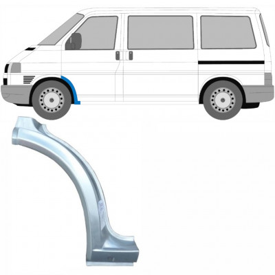 VW T4 1990-2003 OPRAVA PODBĚHŮ PŘEDNÍHO KOLA PANEL / LEVÝ