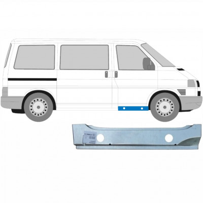 Opravný plech vnitřní části prahu předních dveří na VW Transporter T4 1990-2003 / Pravá 5361