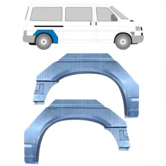 Lem zadního blatníku na Volkswagen Transporter T4 1990-2003 / Levá+Pravá / Sada 9445