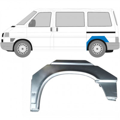 VW T4 1990-2003 KRÁTKÝ ROZVOR KOL OPRAVA ZADNÍHO BLATNÍKU PANEL / LEVÝ