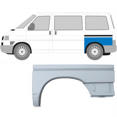 VW T4 1990-2003 KRÁTKÝ ROZVOR KOL OPRAVA PODBĚHU KOLA / LEVÝ