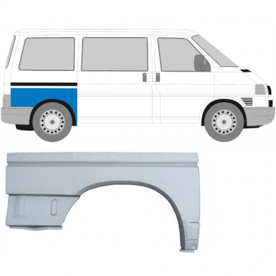 Lem zadního blatníku na VW Transporter T4 1990-2003 / SWB / Pravá 5374