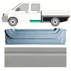 Opravný plech zadních dveří vnitřní + vnější na Volkswagen Transporter T5 2003-2015 / Levá / Sada 16877