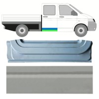 Opravný plech zadních dveří vnitřní + vnější na Volkswagen Transporter T5 2003-2015 / Pravá / Sada 16876