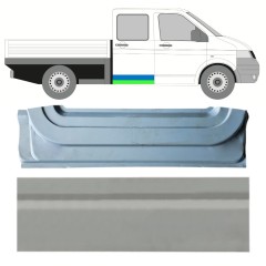 Opravný plech zadních dveří vnitřní + vnější na Volkswagen Transporter T5 2003-2015 / Pravá / Sada 16876