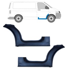 Opravný plech prahu předních dveří na Volkswagen Transporter T5 2003-2015 / Levá+Pravá / Sada 9457