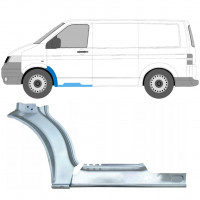 Opravný plech prahu + předního blatníku na Volkswagen Transporter T5 2003-2015 / Levá / Sada 12637