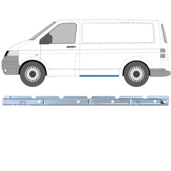 Opravný plech prahu vnitřní na Volkswagen Transporter T5 2003-2015 / Levá 16971