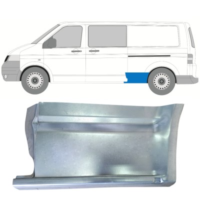 Lem zadního blatníku na Volkswagen Transporter T5 2003-2015 / Levá 16667