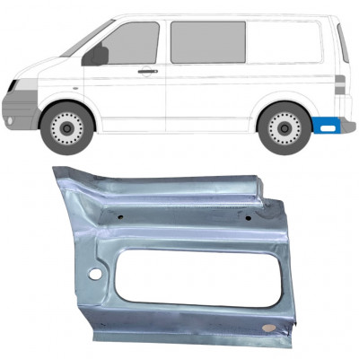 Lem zadního blatníku na Volkswagen Transporter T5 2003-2009 / Levá 12028