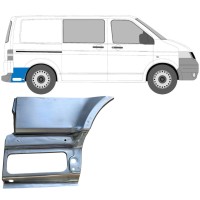 Opravný plech spodní části zadního blatníku za kolem na Volkswagen Transporter T5 2003-2015 / Pravá 16262