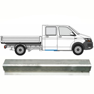 Opravný plech zadního prahu na Volkswagen Transporter T6 2015-2024 / Levá = Pravá (symetrická) 17131