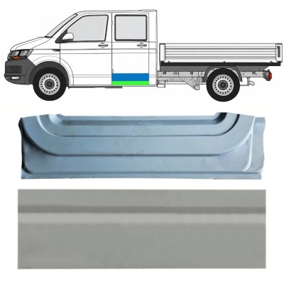 Opravný plech zadních dveří vnitřní + vnější na Volkswagen Transporter T6 2015-2024 / Levá 17161