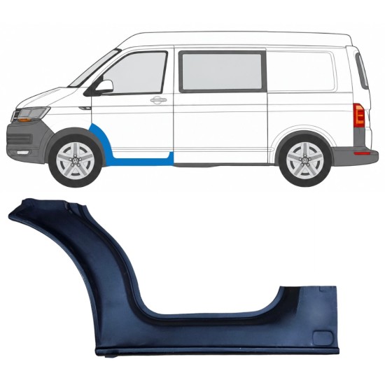 Opravný plech prahu předních dveří na Volkswagen Transporter T6 2015-2024 / Levá 17118