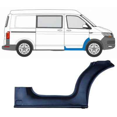 Opravný plech prahu předních dveří na Volkswagen Transporter T6 2015-2024 / Pravá 17117