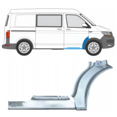 Opravný plech prahu + předního blatníku na Volkswagen Transporter T6 2015-2024 / Pravá 17196