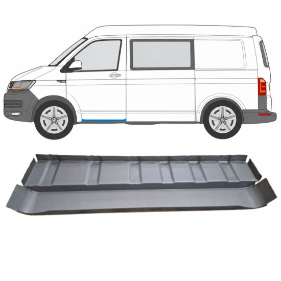 Nástupní práh dveří na Volkswagen Transporter T6 2015-2024 / Levá 17157