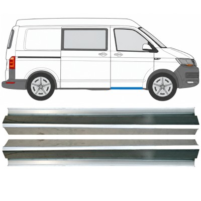 Opravný plech prahu předních dveří na Volkswagen Transporter T6 2015-2024 / Levá = Pravá (symetrická) 17130