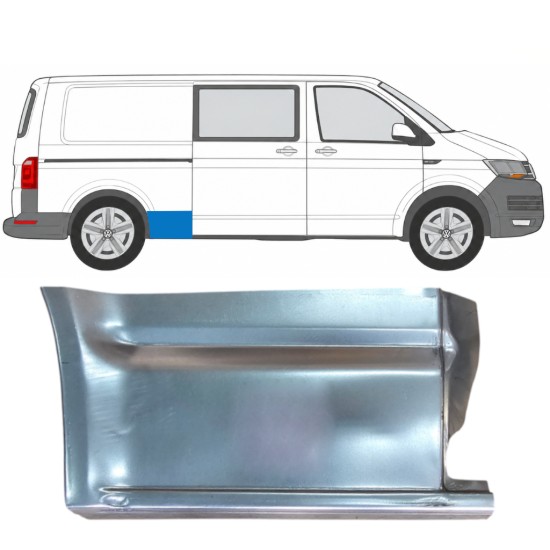 Lem zadního blatníku na Volkswagen Transporter T6 2015-2024 / Pravá 17134