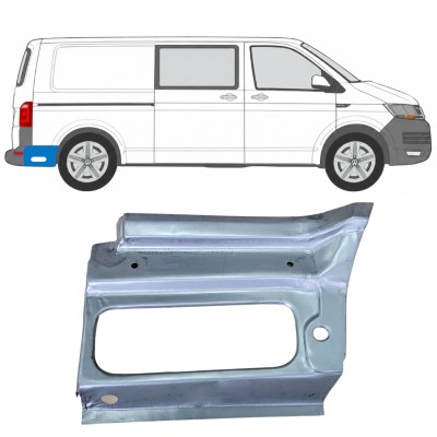 Lem zadního blatníku na Volkswagen Transporter T6 2015-2024 / Pravá 17189