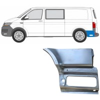 Opravný plech spodní části zadního blatníku za kolem na Volkswagen Transporter T6 2015-2024 / Levá 17201