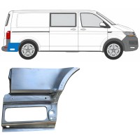 Opravný plech spodní části zadního blatníku za kolem na Volkswagen Transporter T6 2015-2024 / Pravá 17200