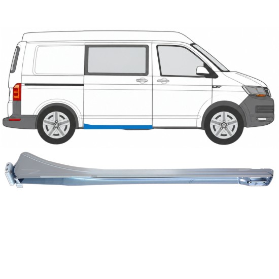 Vodící lišta posuvných dveří na Volkswagen Transporter T6 2015-2024 / Pravá 17203