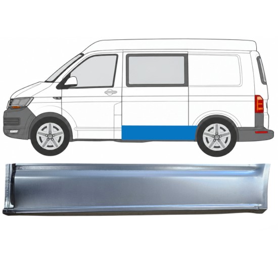 Opravný plech boční stěny na Volkswagen Transporter T6 2015-2024 / Levá 17176