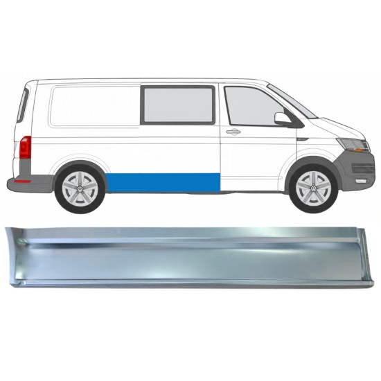 Opravný plech boční stěny na Volkswagen Transporter T6 2015-2024 / Pravá 17204