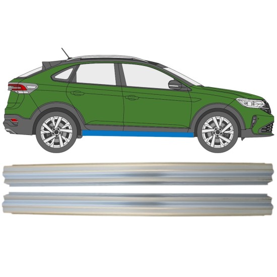 Opravný plech prahu na Volkswagen Taigo 2021- / Levá+Pravá / Sada 14938