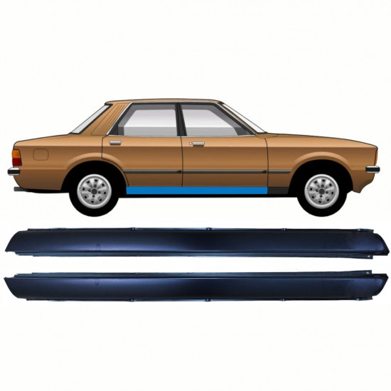 Opravný plech prahu na Ford Taunus 1976-1982 / Sada 11084