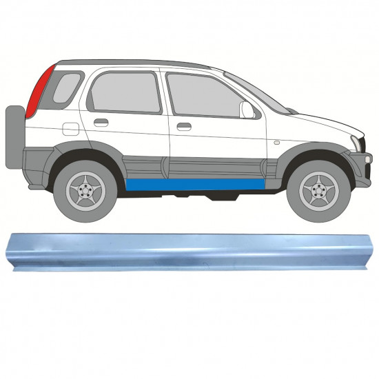 Opravný plech prahu na Daihatsu Terios 1997-2005 / Pravá 11307