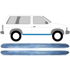 Opravný plech prahu na Nissan Terrano I 1986-1996 / Levá+Pravá / Sada 11365