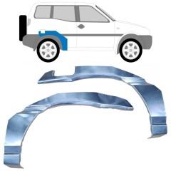 Lem zadního blatníku na Nissan Terrano II 1993-2005 / Levá+Pravá / Sada 9620