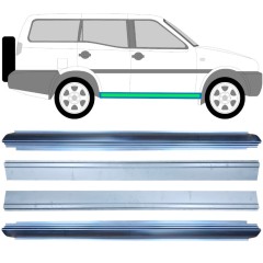 Opravný plech prahu vnitřní + vnější na Nissan Terrano II 1993-2005 / Levá+Pravá / Sada 11964