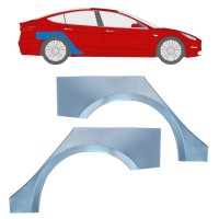 Lem zadního blatníku na Tesla Model 3 2017-2023 / Levá+Pravá / Sada 16375