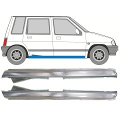 Opravný plech prahu na Daewoo Tico 1991-2000 / Levá+Pravá / Sada 12522