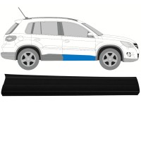 Boční lišta dveří na Volkswagen Tiguan 2007-2016 / Pravá 17061
