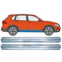 Opravný plech prahu na Volkswagen Tiguan 2016-2024 / Levá+Pravá / Sada 17219