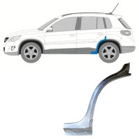 Opravný plech zadního blatníku přední část na Volkswagen Tiguan 2007-2016 / Levá 15784