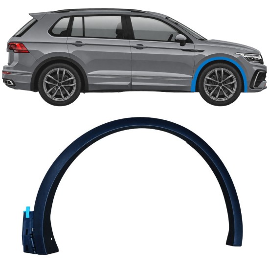 Boční lišta předního blatníku na Volkswagen Tiguan 2020-2024 R-Line / Pravá 17063