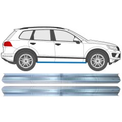 Opravný plech prahu na Volkswagen Touareg 2010-2018 / Levá = Pravá (symetrická) / Sada 11749