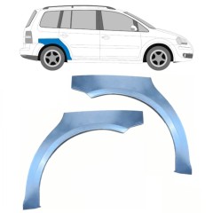 Lem zadního blatníku na Volkswagen Touran 2003-2010 / Levá+Pravá / Sada 9202