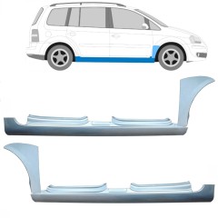 Kompletní práh + opravný plech předního blatníku na Volkswagen Touran 2003-2010 / Sada 11166
