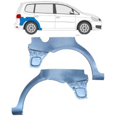 Lem zadního blatníku na Volkswagen Touran 2010-2015 / Levá+Pravá / Sada 10520