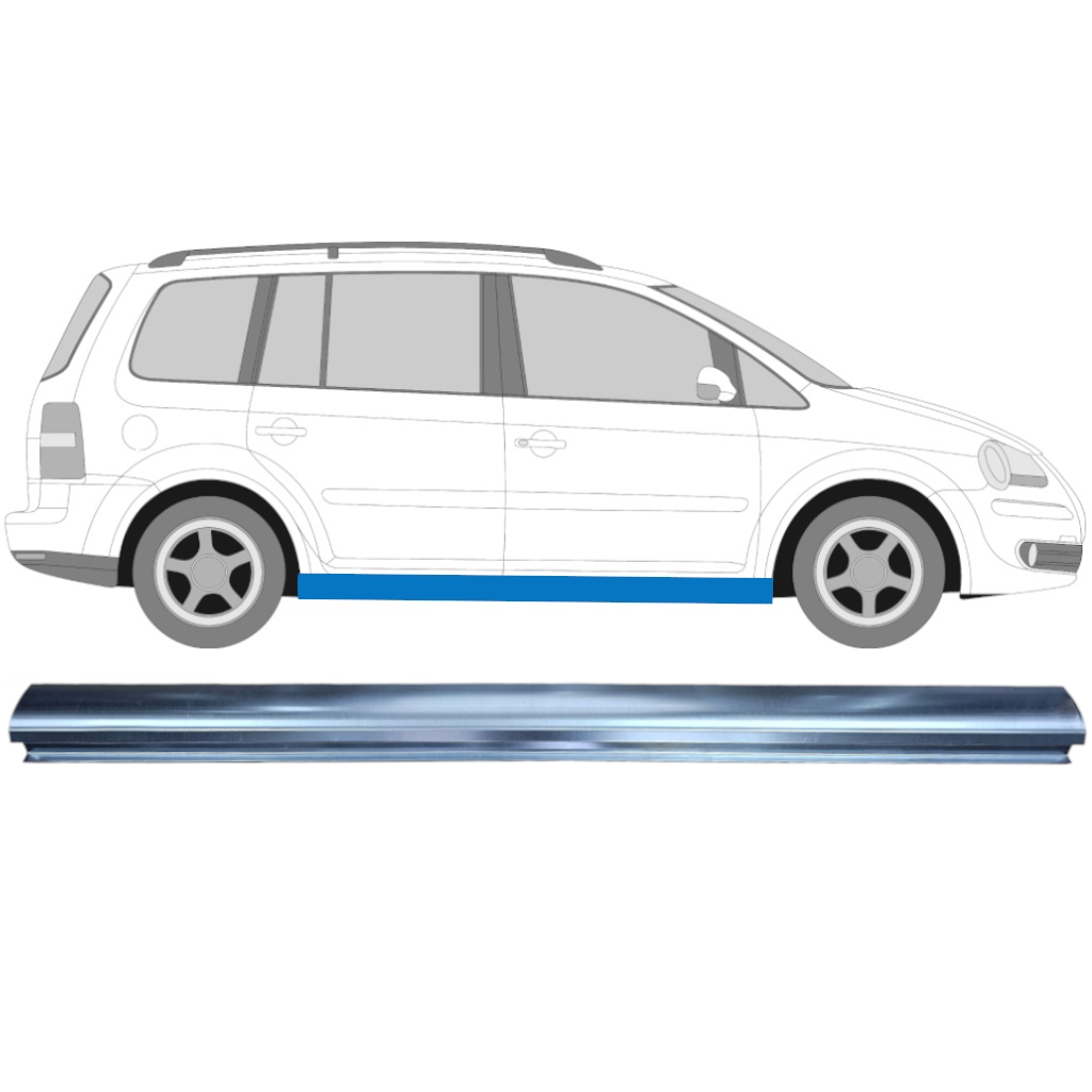 Opravný Plech Prahu Na Volkswagen Touran 2003-2010 / Levá = Pravá (Symetrická) 11942