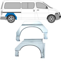 Lem zadního blatníku na Toyota Hiace 1995-2006 / Levá+Pravá / Sada 10028