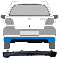 Zadní nárazník na Toyota Yaris 2003-2005 7065