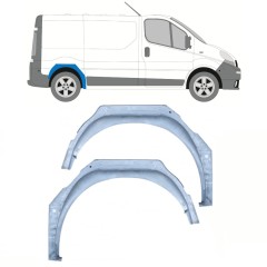 Vnitřní oprava zadního blatníku na Renault Trafic 2001-2014 / Levá+Pravá / Sada 10118