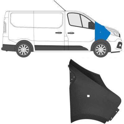 Přední blatník na Renault Trafic 2014- 2014-2021 / Pravá 17101
